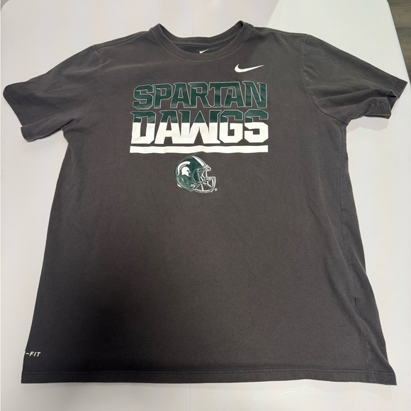Nike Dri-FIT Athletic Tee Michigan State Spartans - Picture 1 of 8